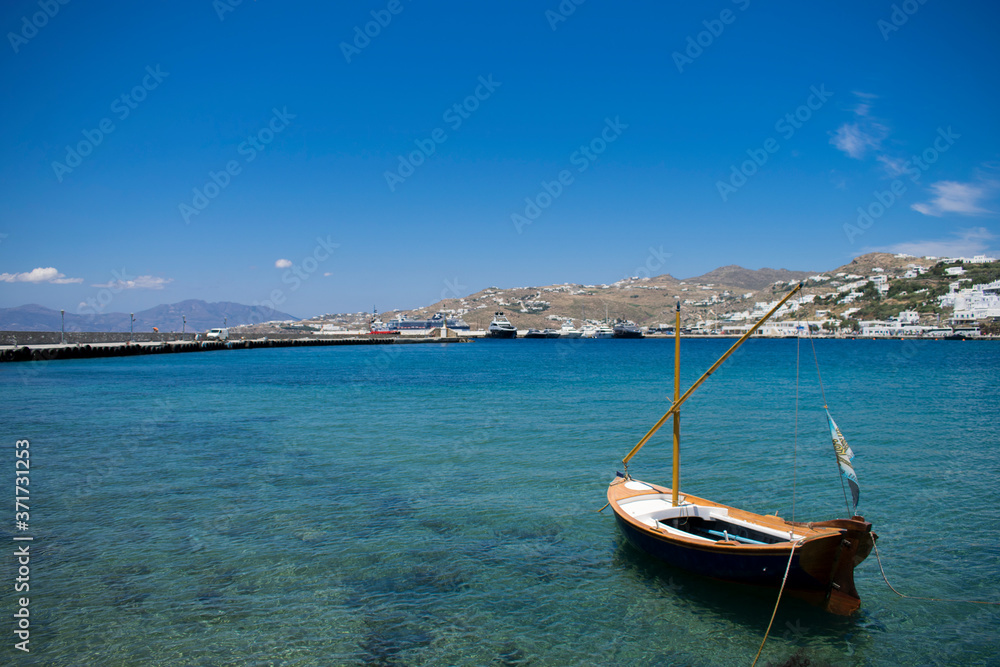 boats on the sea