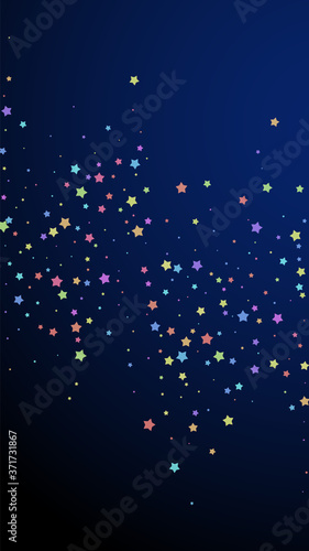 Festive remarkable confetti. Celebration stars. Co