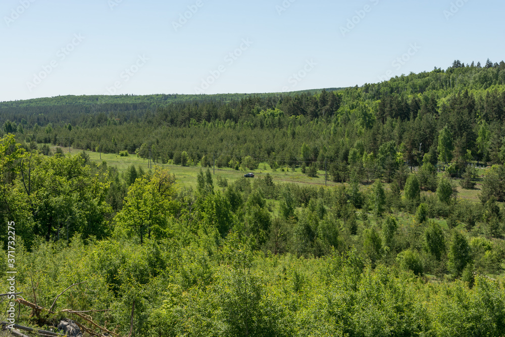 Landscape images of the surroundings of the village of Cheremukhovo
