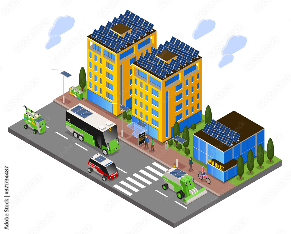 Smart City Block Composition Smart City Block Composition