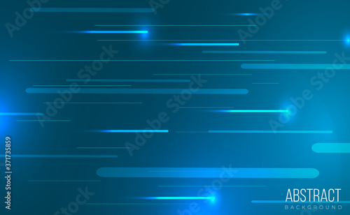 Modern professional blue vector Abstract Technology business background with lines shadows
