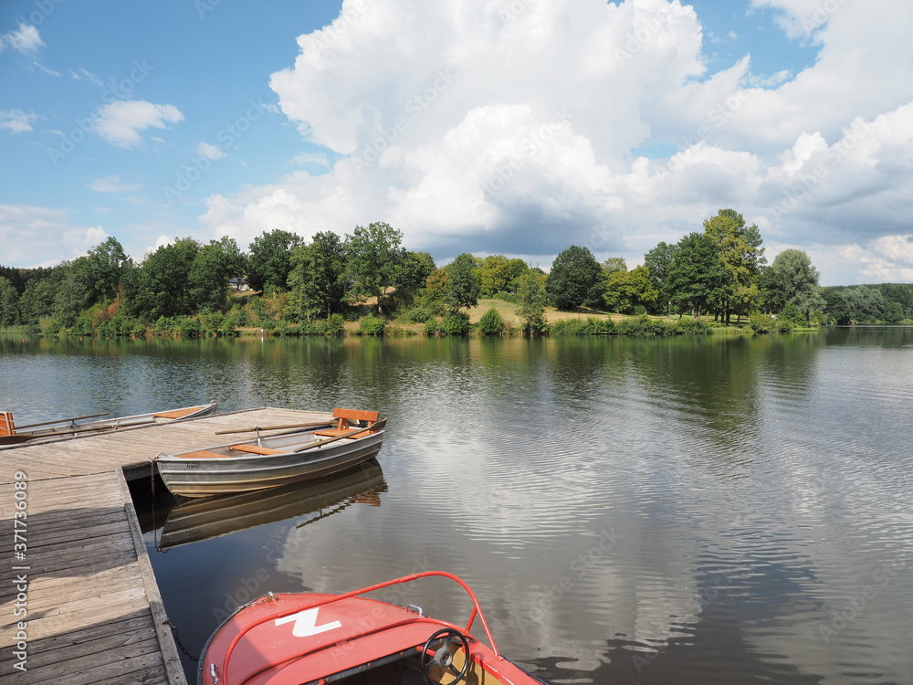 Fototapeta premium Naherholungsgebiet Kell am See – Keller Stausee
