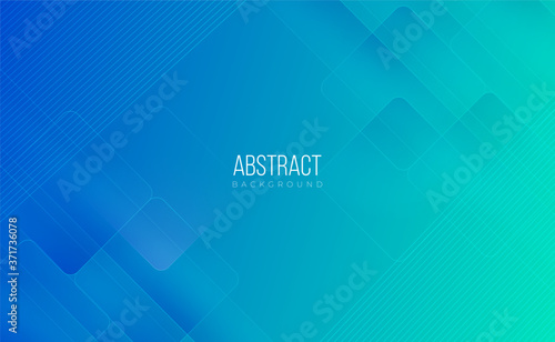 Modern professional blue vector Abstract Technology business background with lines shadows