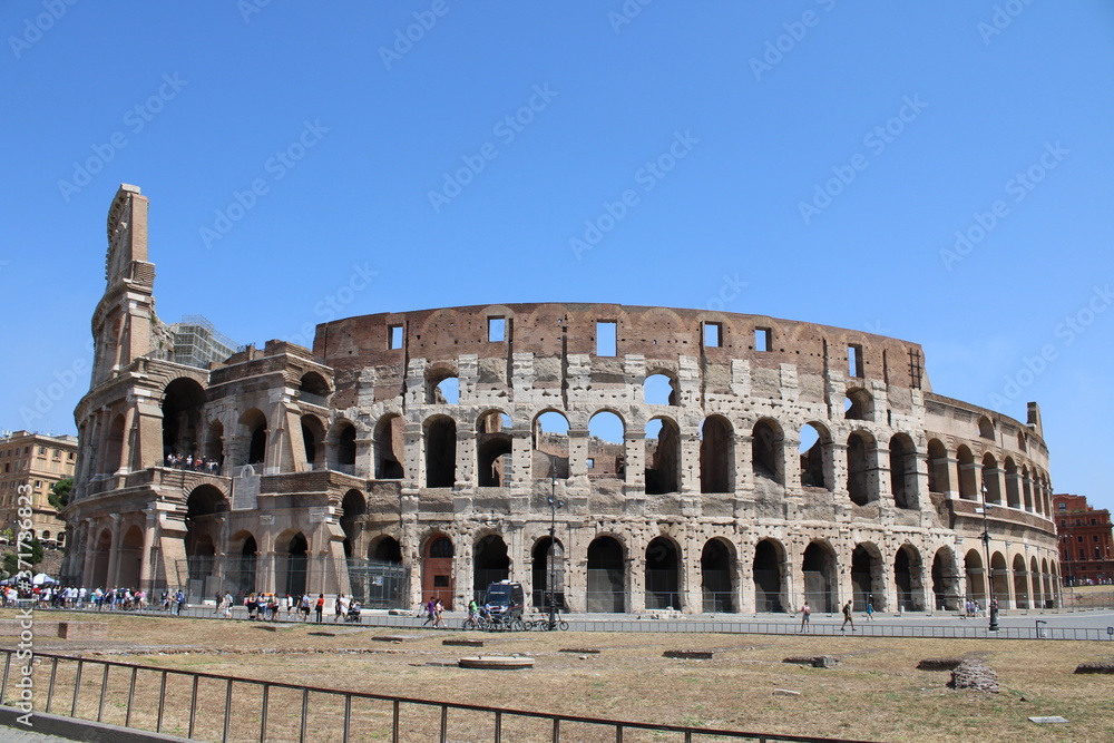 Colosseum Rome Italy also known as the Flavian Amphitheatre