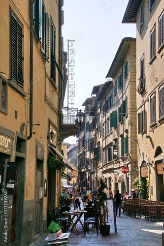 View of small street in the historical town of Florence © otmman