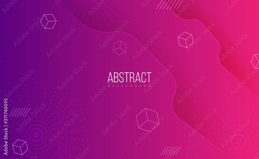 Modern professional pink purple vector Abstract business background