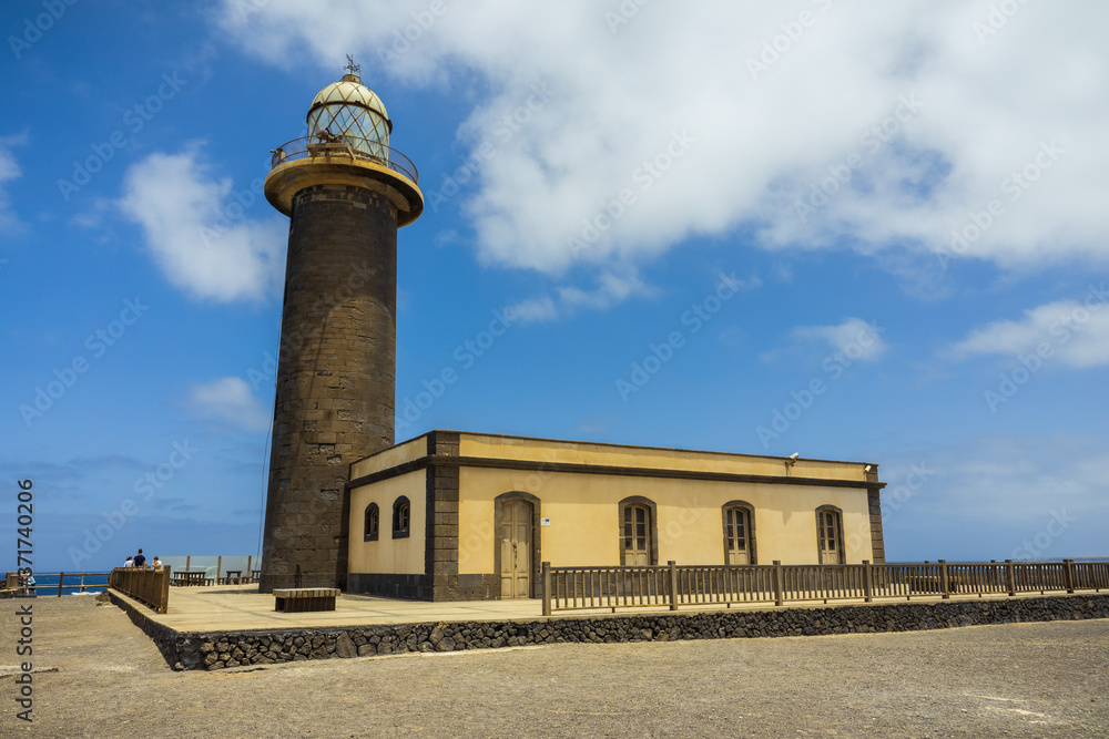 Jandia Peninsula Lighthouse (Faro de Punta Jandia). Atlantic coast. Fuerteventura. Canary Island. Spain.