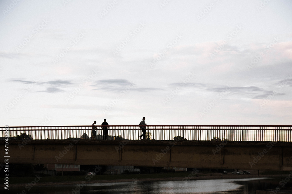 bridge over the river