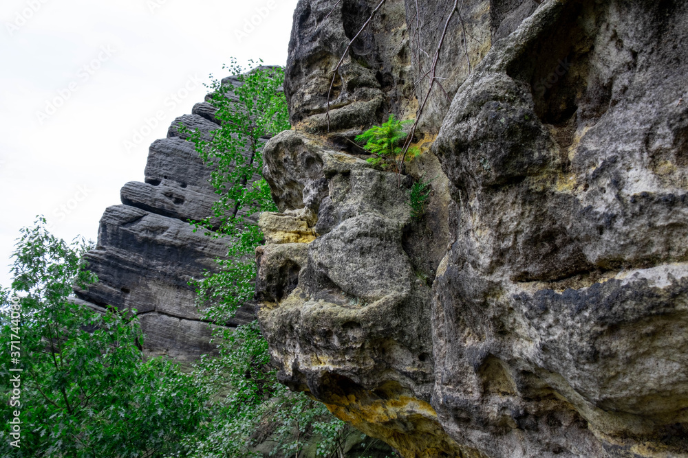 beautiful rocks, somewhere in the east of Germany beautiful rocks, somewhere in the east of Germany