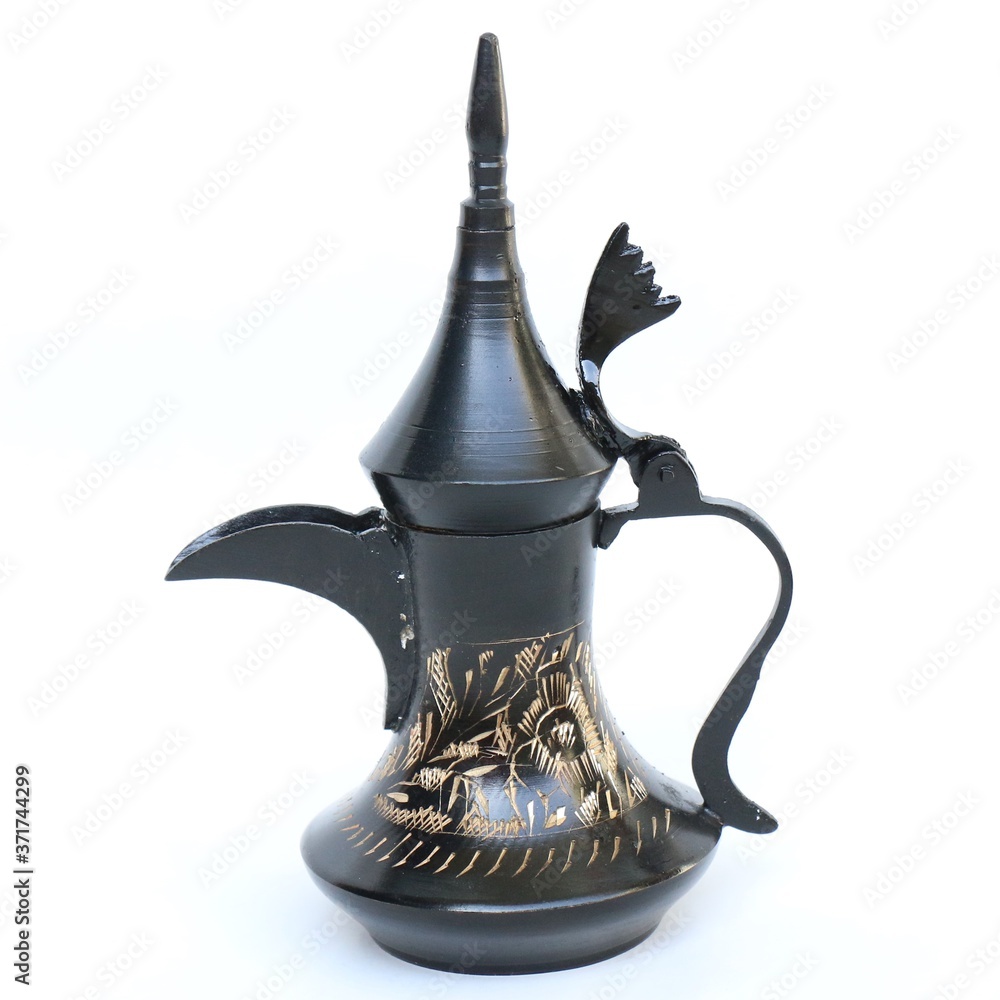 An old metal dallah jug