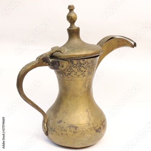 Obraz na płótnie An old metal dallah jug w salonie