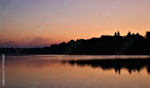Sonnenaufgang am Opfinger See