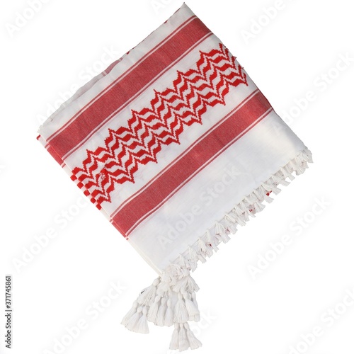 Obraz na płótnie Palestinian Jordanian shemagh scarf culture w salonie