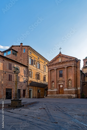 Altstadt von Siena in der Toskana, Italien 