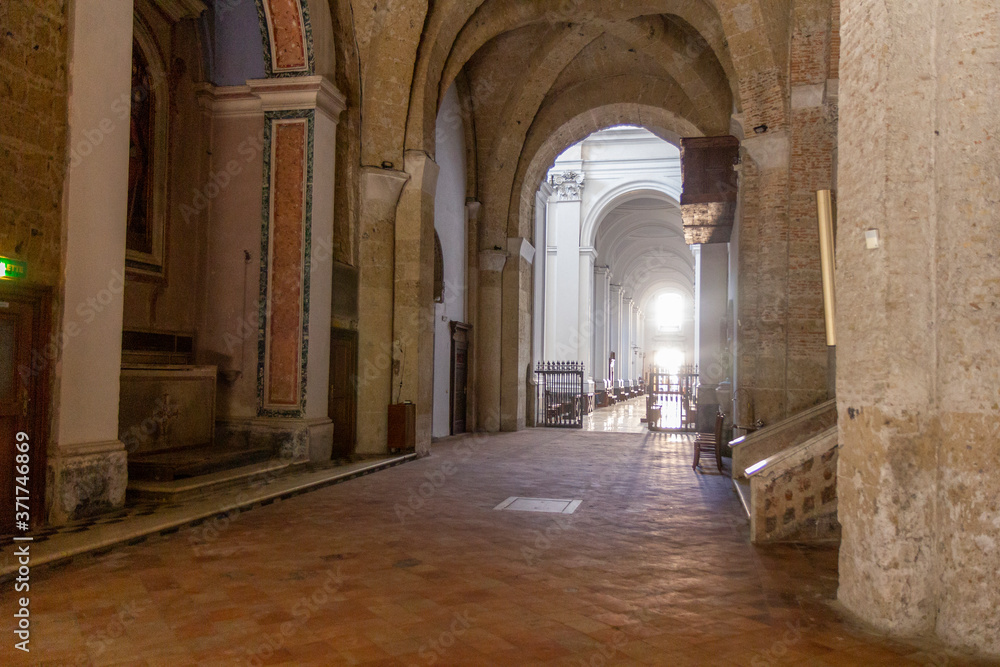 interior of the church of san paolo in Aversa