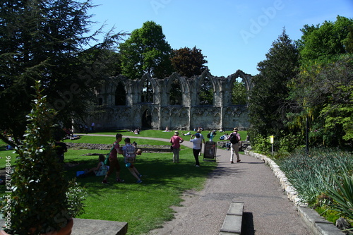 city of York, England, historic walled city    photo