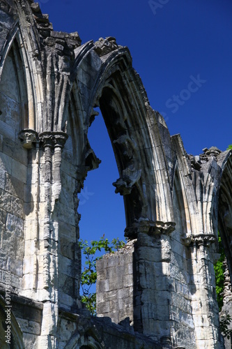 city of York, England, historic walled city    photo