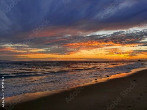 beach sunset  © andrew