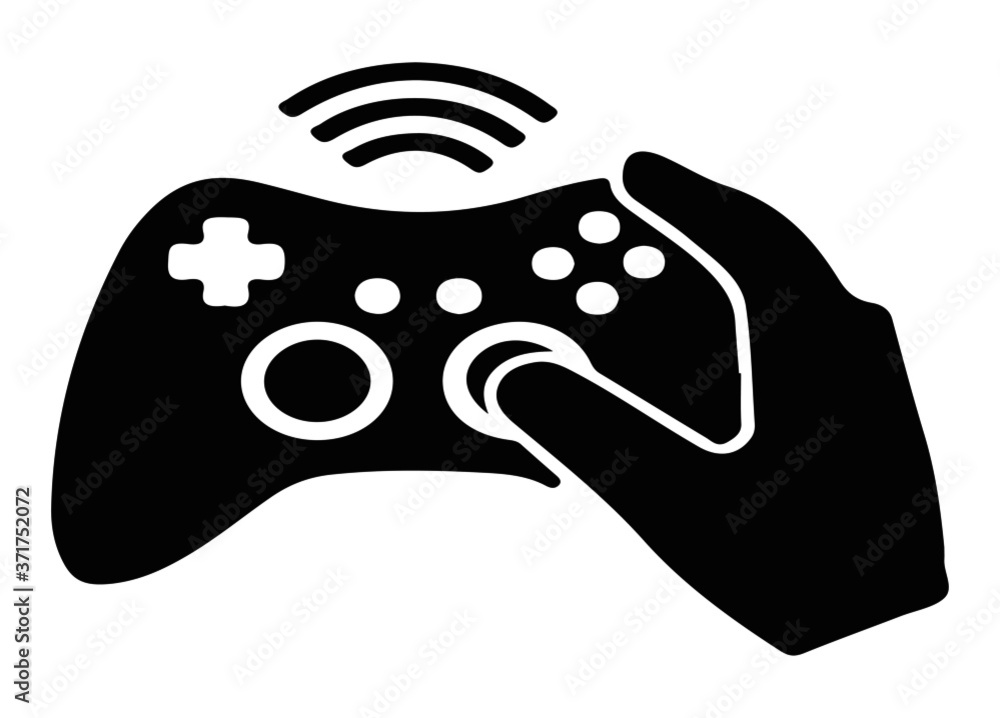 game console icon. video gaming joystick. vector game console icon. video gaming joystick. vector