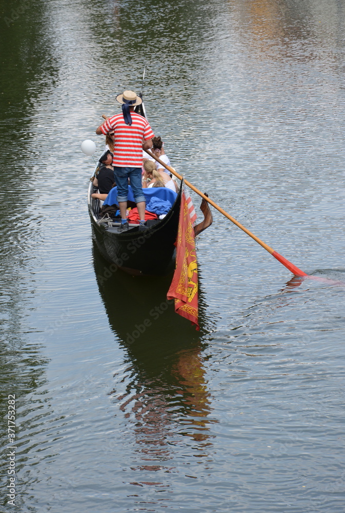 gondola ride in a German canal