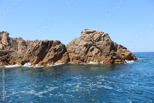 Aout, corse, vacance 2020 mer paysages vu sur la mercorse altitude soleil rochers
