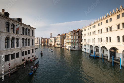 Venice is a city on an island in the Adriatic Sea  in the Venetian lagoon. A city with many canals and bridges with the main Grand Canal and the largest St. Mark s Square