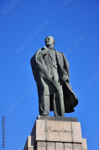 Foto monument to the Lenin