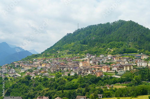 Telve, old village in Valsugana, Trentino, Italy photo