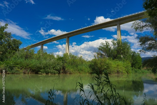  Cabriel river Bridge near  Cofrentes (Valencia) .  50 meters tall. 