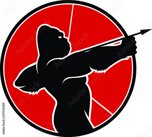 Sasquatch (Big Foot) as a Archer