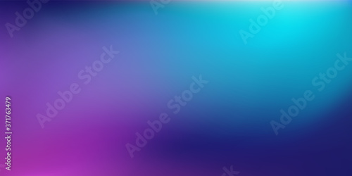 Abstract Blurred purple blue teal background. Soft light gradient backdrop with place for text. Vector illustration for your graphic design, banner, poster or website