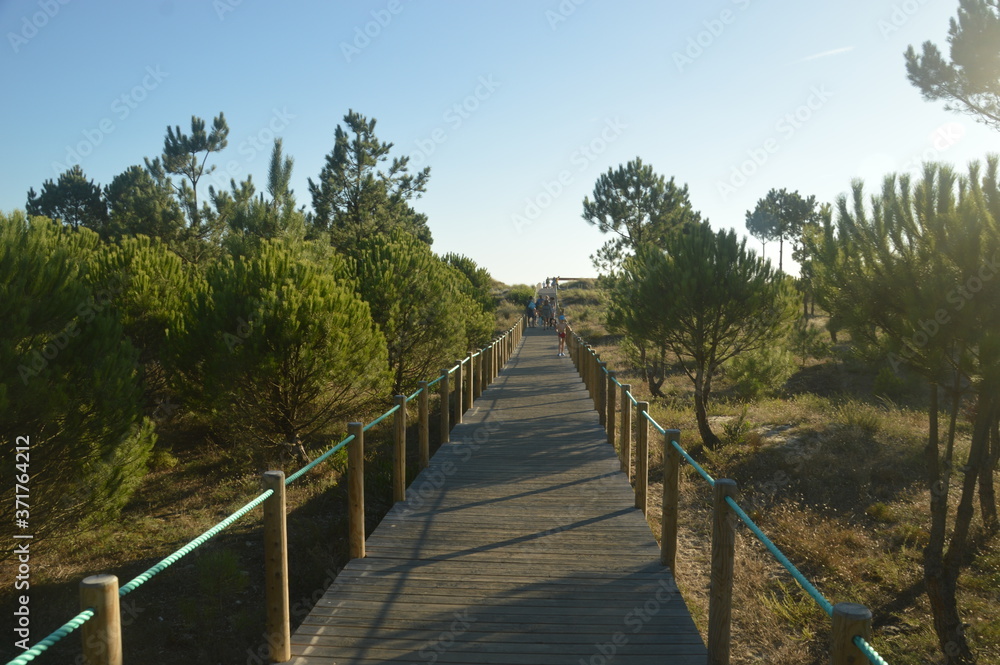 The stunning turquise beaches around Illa da Toxa in Galicia in Northern Spain