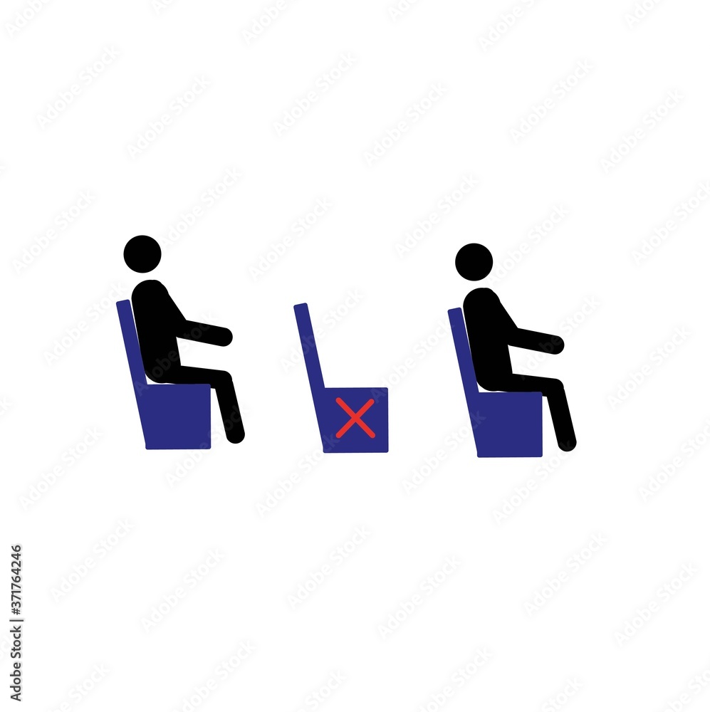 Keep your distance while traveling on public transport, buses, trolleybuses, and trains. Banner. Icon. Keep your distance while traveling on public transport, buses, trolleybuses, and trains. Banner. Icon.