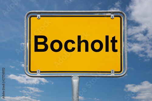Tapety artystyczne Ortstafel Bocholt