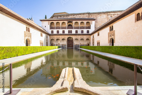 Camares Patio of Alhambra, Granada, Spain photo