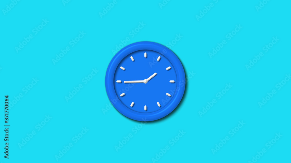 12 hours 3d wall clock icon on cyan background,Counting down clockicon 12 hours 3d wall clock icon on cyan background,Counting down clockicon