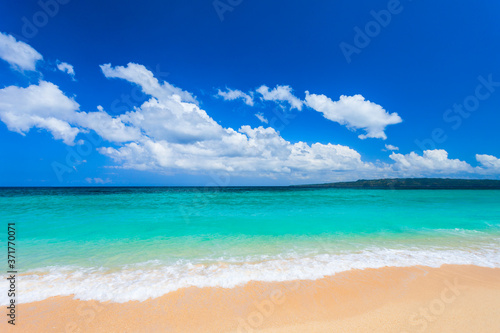 White sand beach Boracay island, Philippines