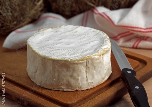 Brillat Savarin, French Cheese produced from Cow's Milk photo