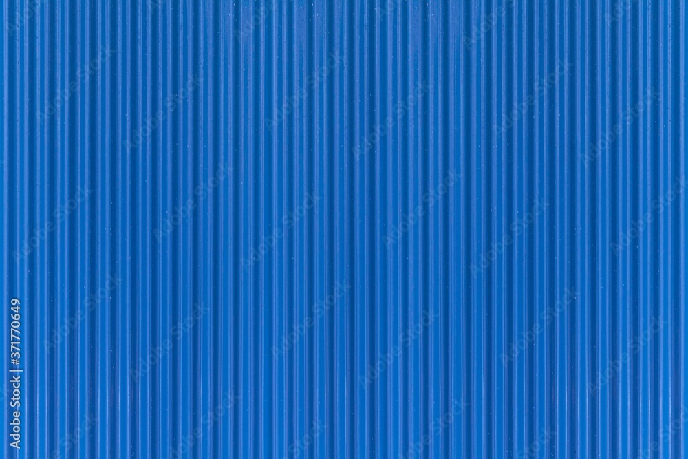 Blue Corrugated metal background and texture surface or galvanize steel