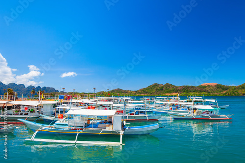 Traditional bangka boat in Philippines