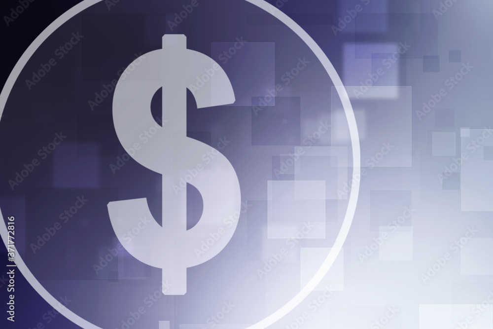 Obraz premium 2d rendering usd Dollar symbol 