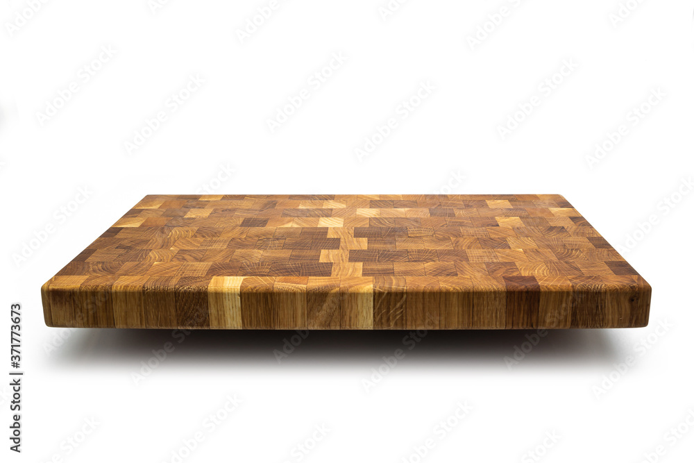 wooden chopping board end made of oak wood