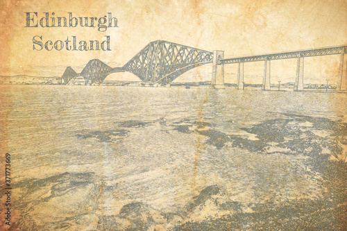 Railway bridge in Edinburgh...