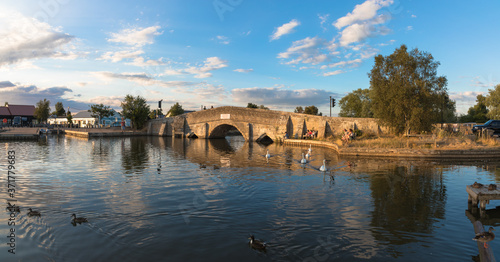 View of Potter Hyam bridge, The Broads, Norfolk, UK