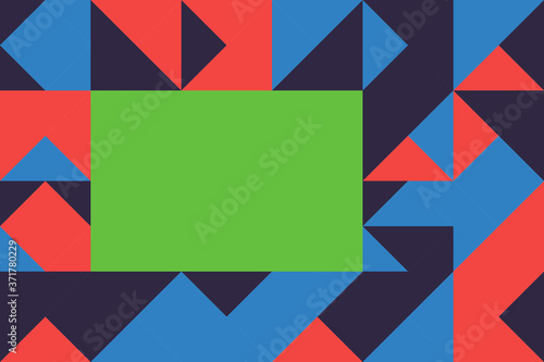Color geometric design, vector background.
