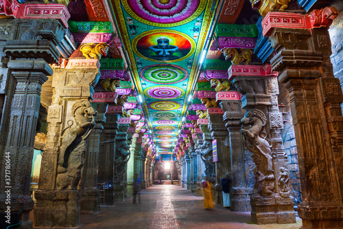 Thousand pillar hall, Meenakshi Temple photo