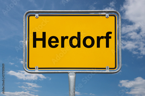 Ortstafel Herdorf photo