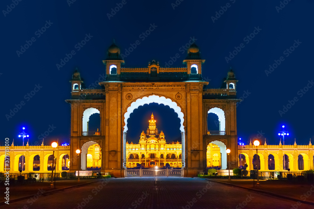 Mysore Royal Palace in India