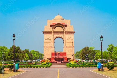 India Gate war memorial, Delhi photo
