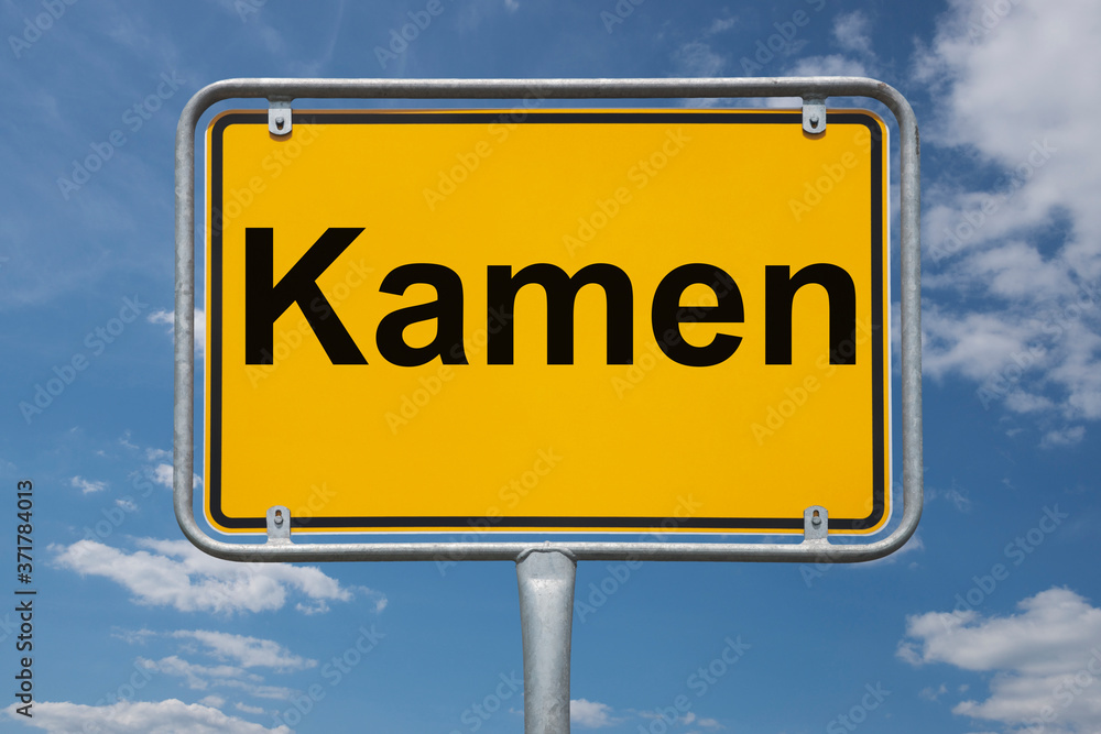 Ortstafel Kamen